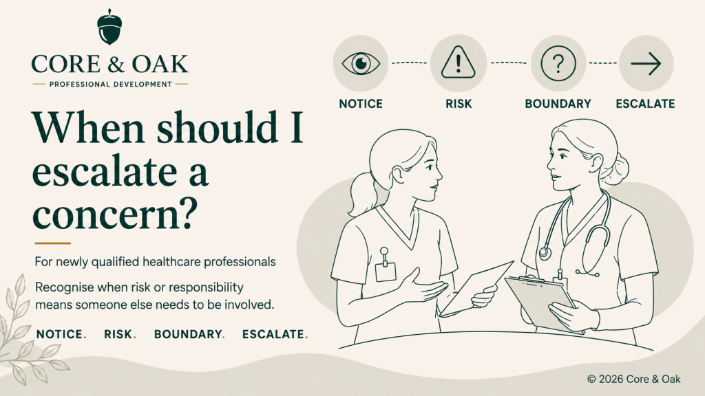 When Should I Escalate a Concern as a Newly Qualified Healthcare&nbsp;Professional?