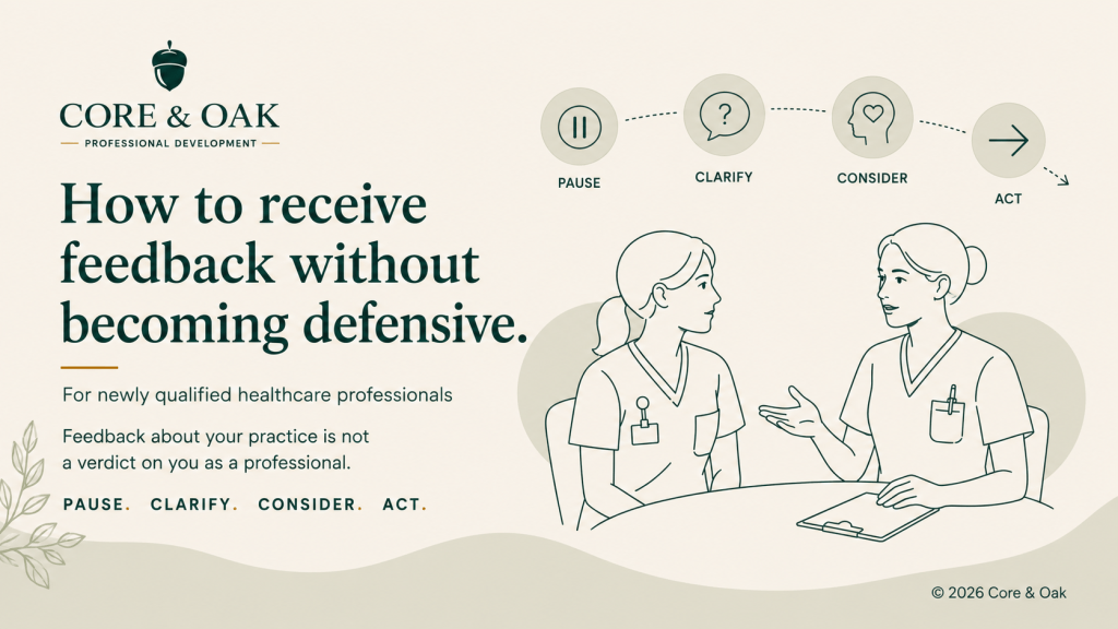 How to Receive Feedback Without Becoming Defensive as a Newly Qualified Healthcare&nbsp;Professional